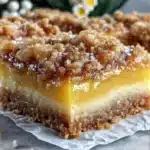lemon crumb bars - featured image