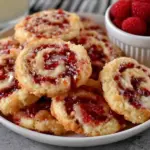 Lemon Raspberry Cheesecake Swirl Cookies - featured image