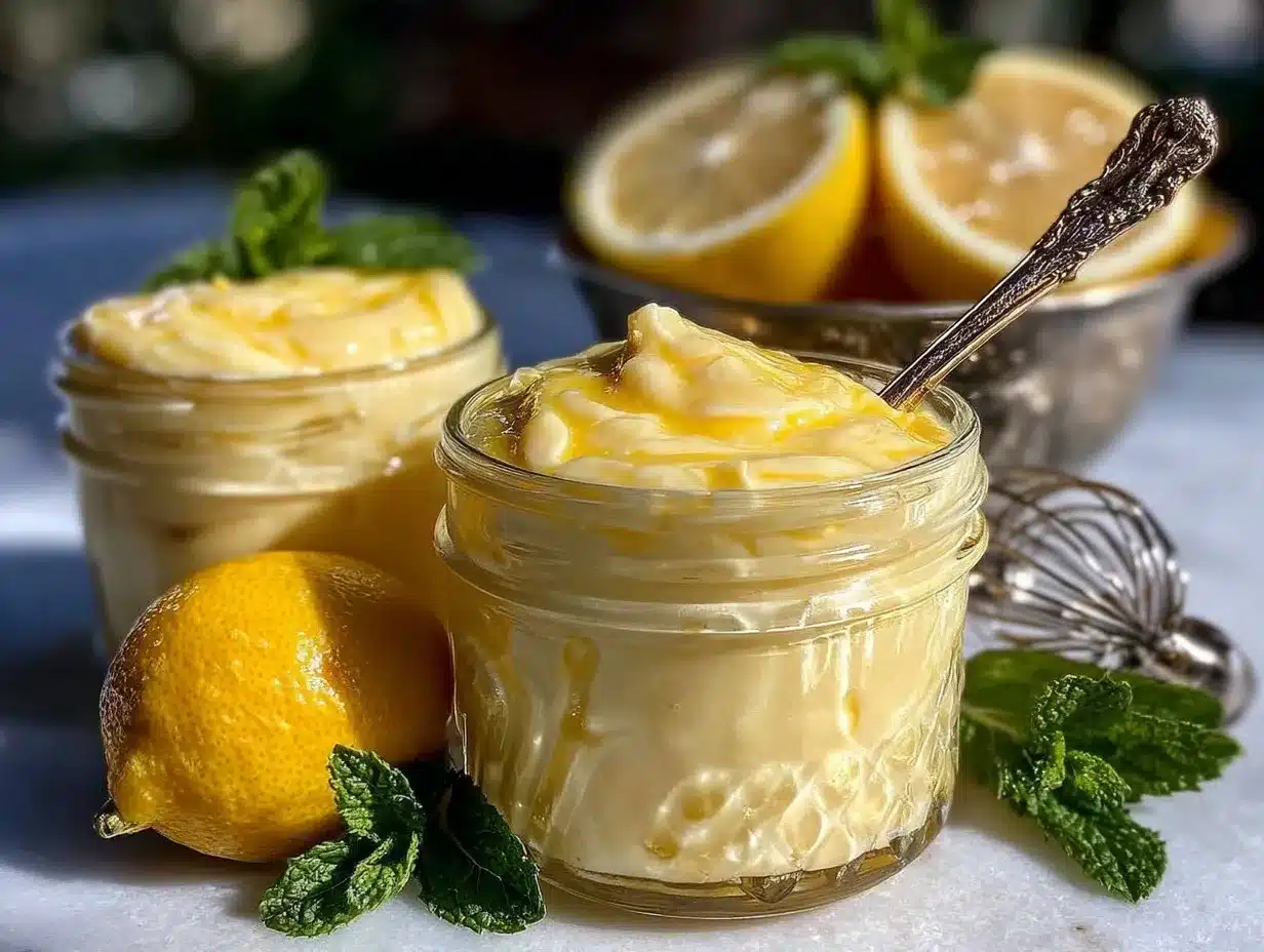 microwave lemon curd preparation steps