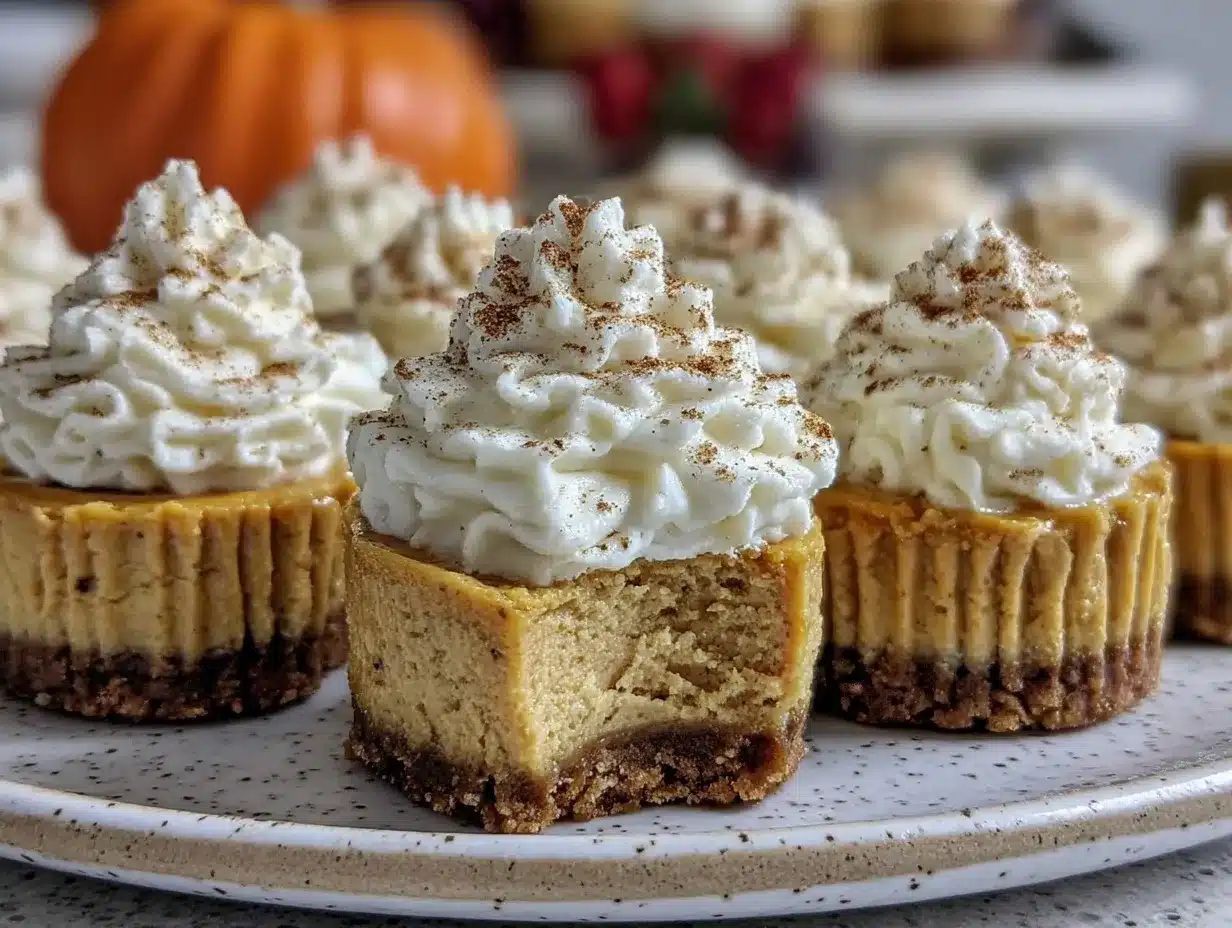 mini pumpkin cheesecake bites preparation steps