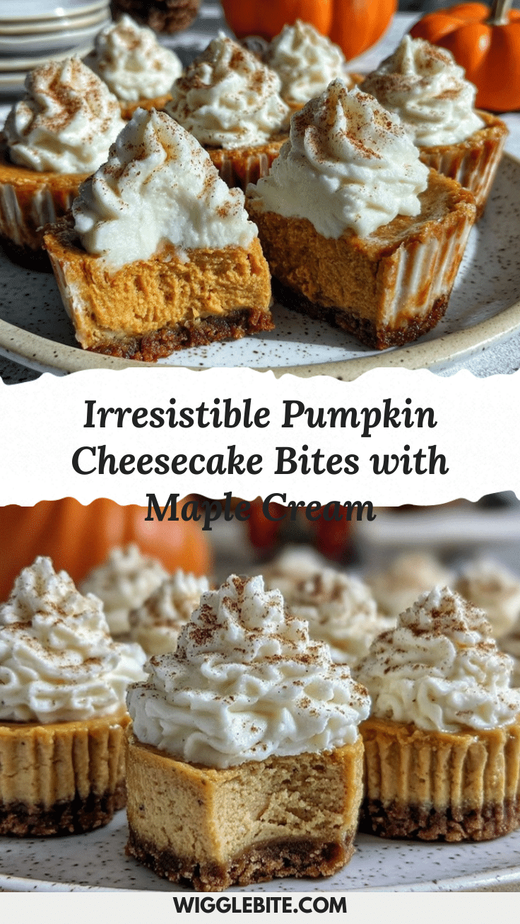 mini pumpkin cheesecake bites recipe