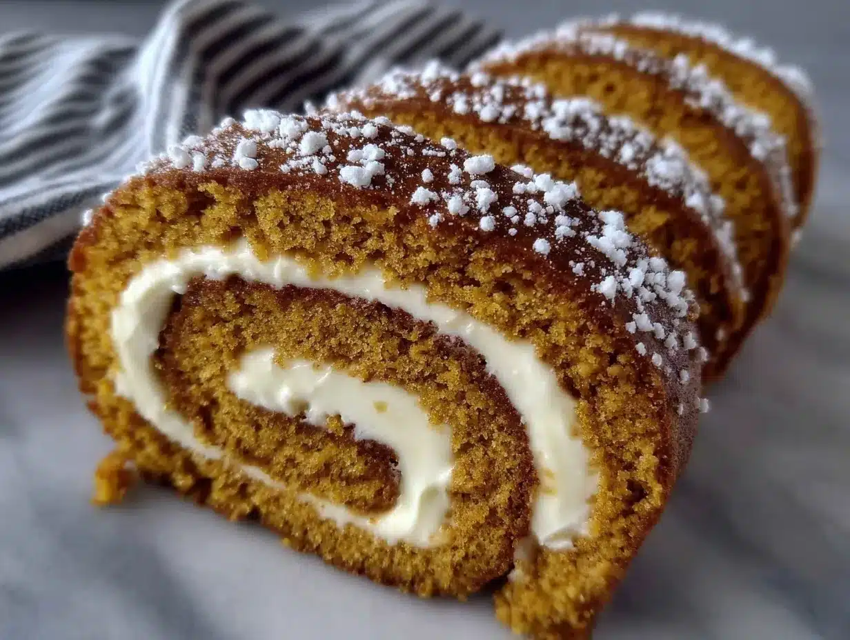 pumpkin roll preparation steps