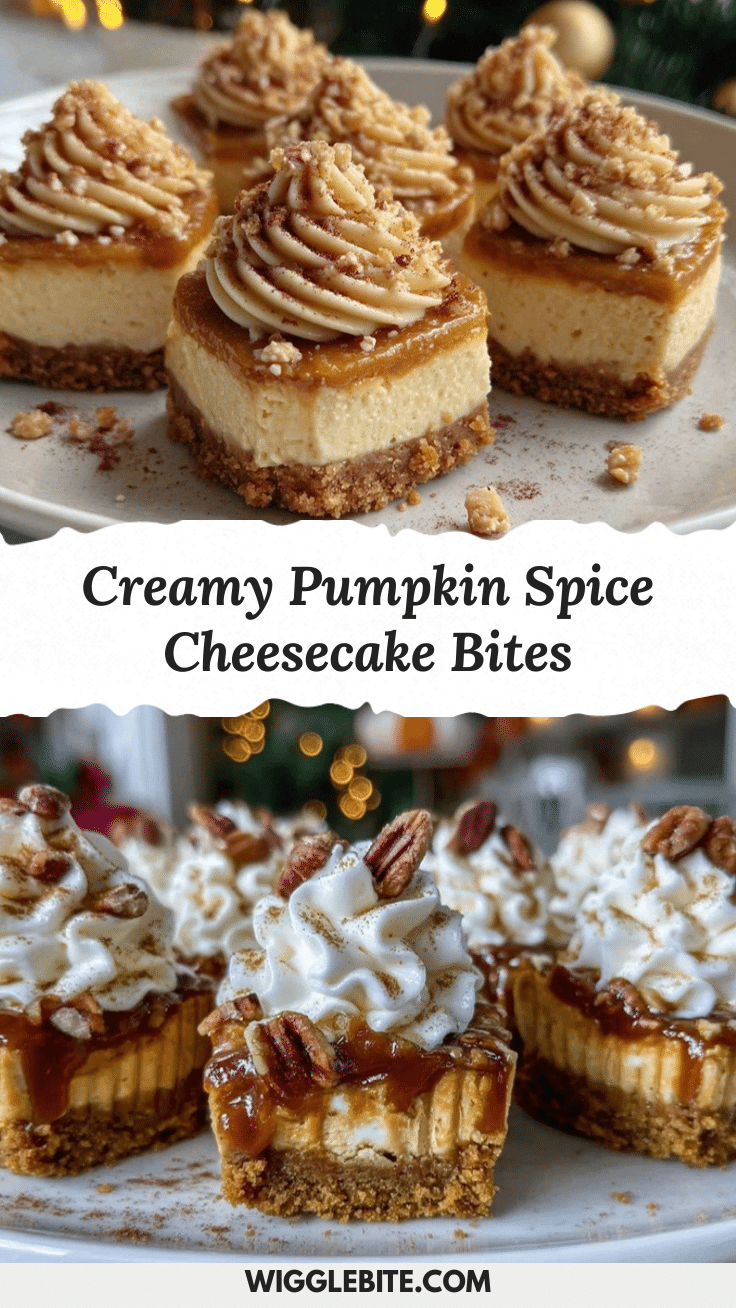 pumpkin spice cheesecake bites recipe