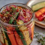 quick pickled vegetables - featured image