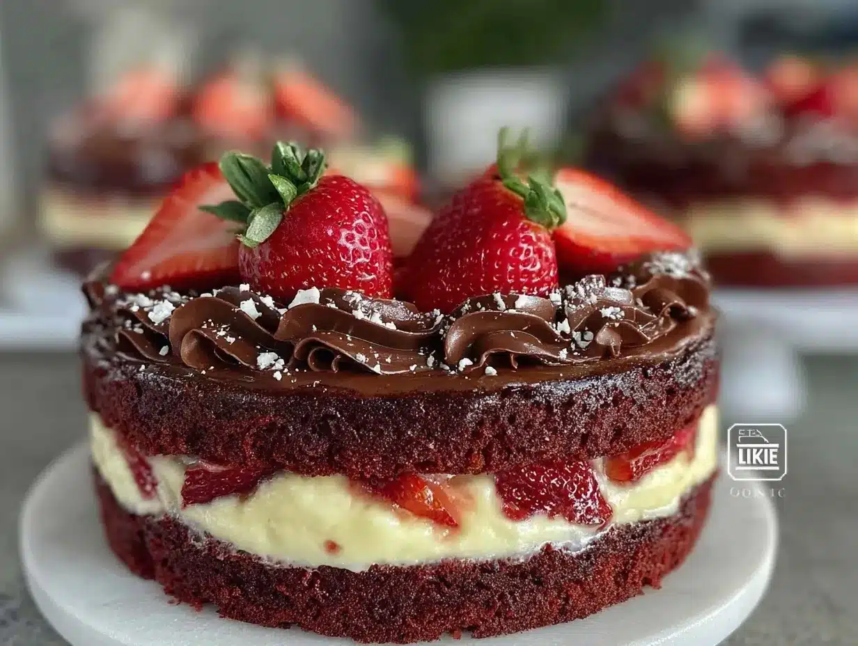 red velvet cake preparation steps