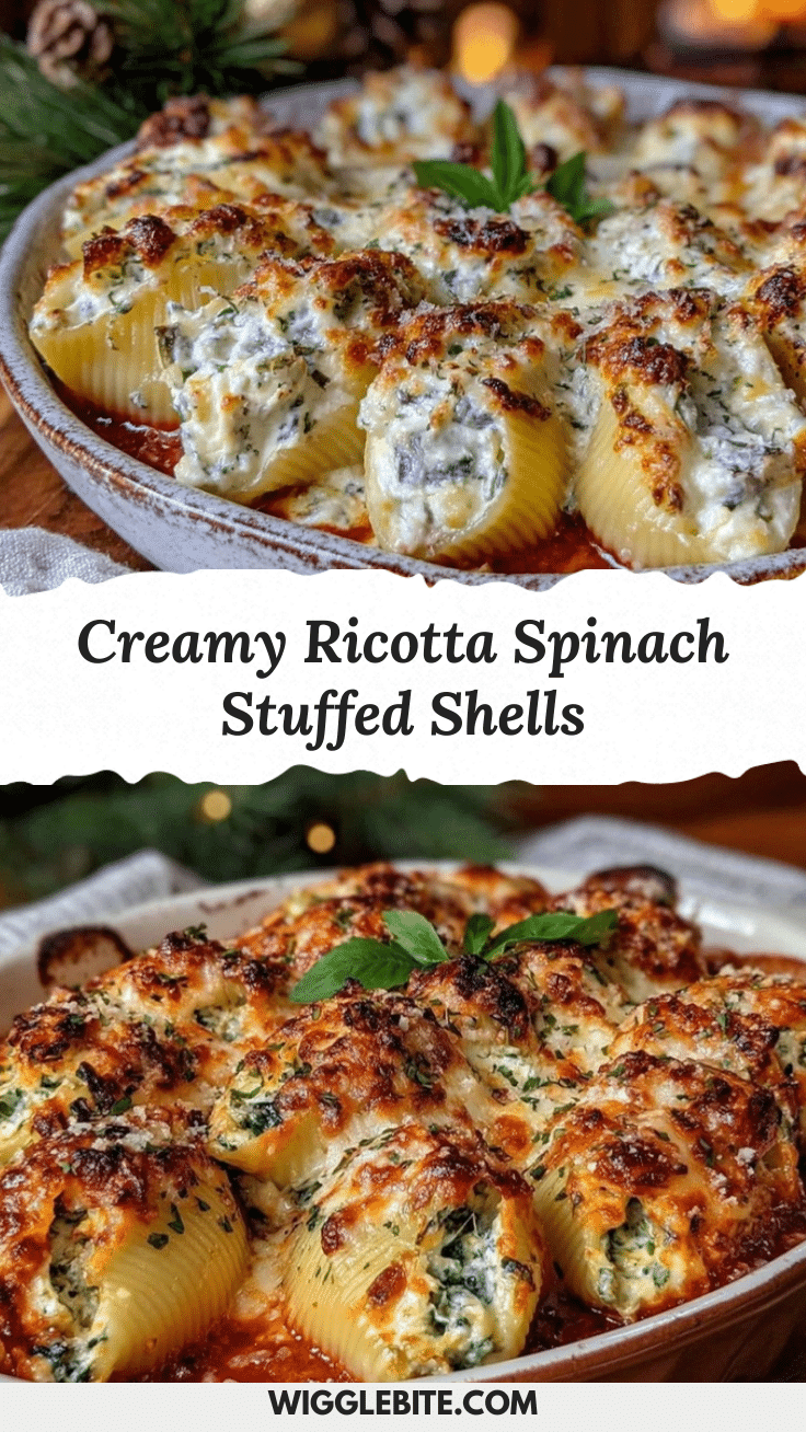 ricotta and spinach stuffed shells recipe