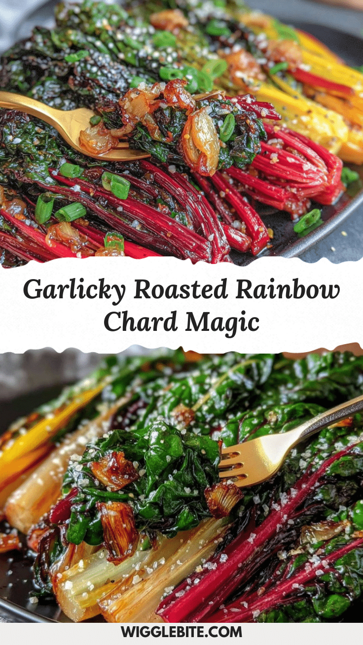 roasted rainbow chard recipe