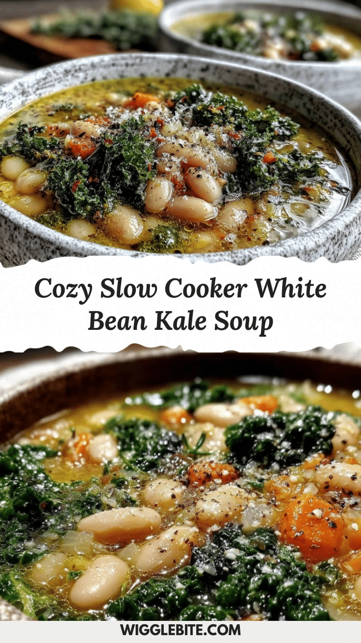 slow cooker white bean and kale soup recipe