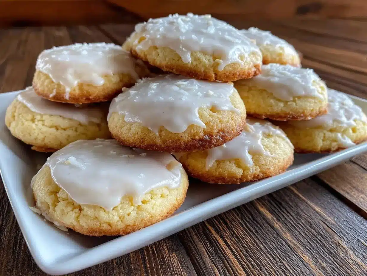 Soft Almond Meltaway Cookies preparation steps