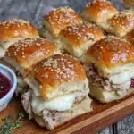 turkey cranberry sliders - featured image