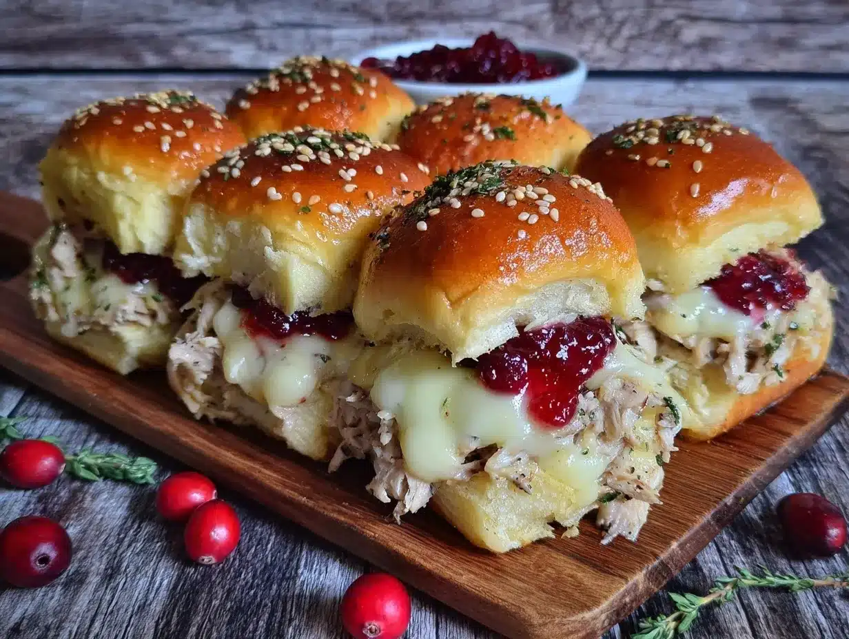 turkey cranberry sliders preparation steps