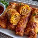 air fryer egg rolls - featured image