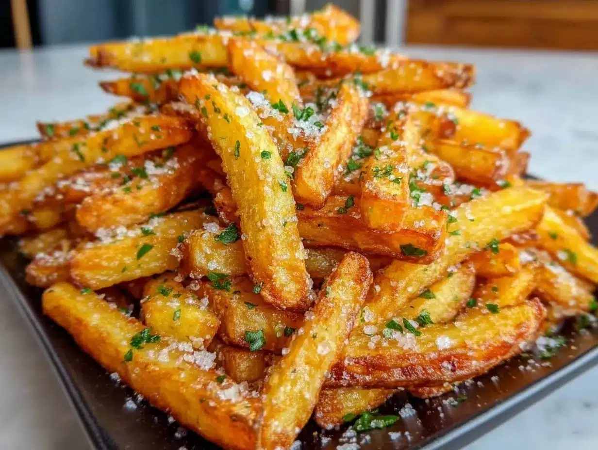 air fryer french fries preparation steps
