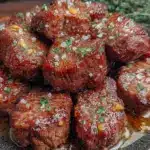 air fryer steak bites - featured image
