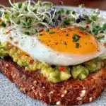 avocado toast with poached egg - featured image