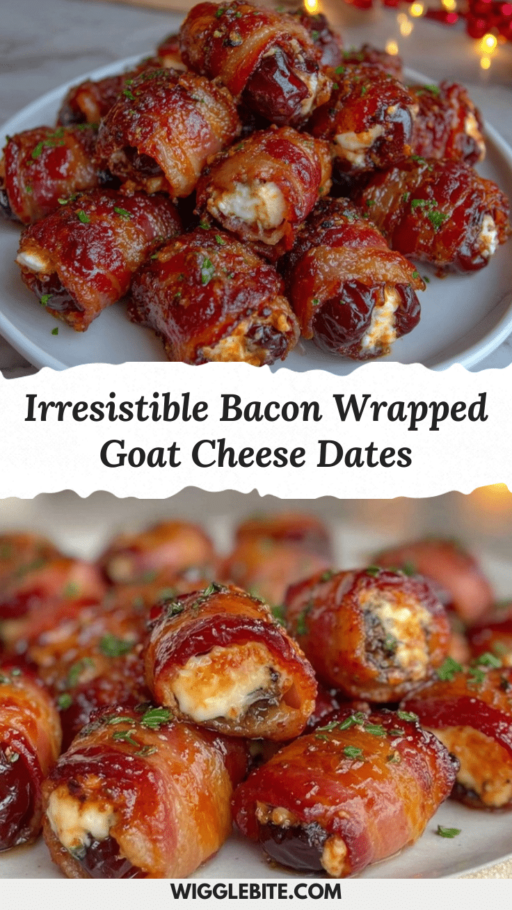 bacon wrapped dates with goat cheese recipe