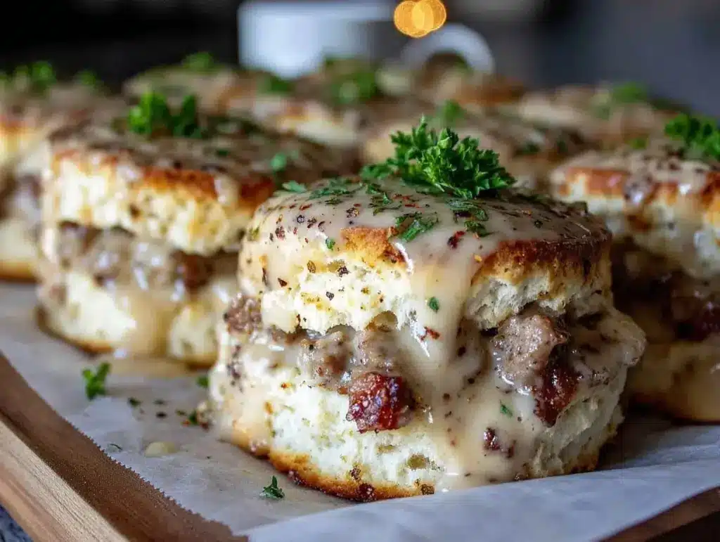 biscuits and sausage gravy - featured image