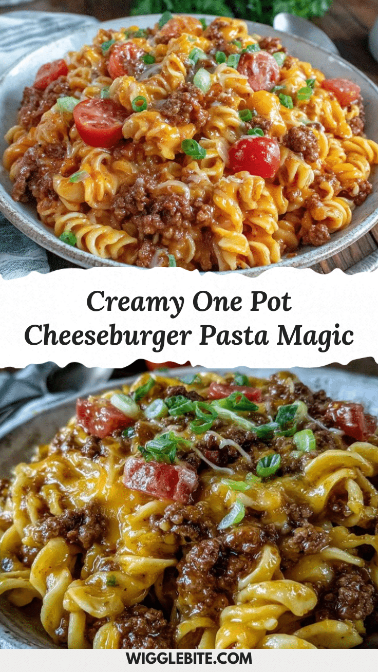 cheeseburger pasta recipe