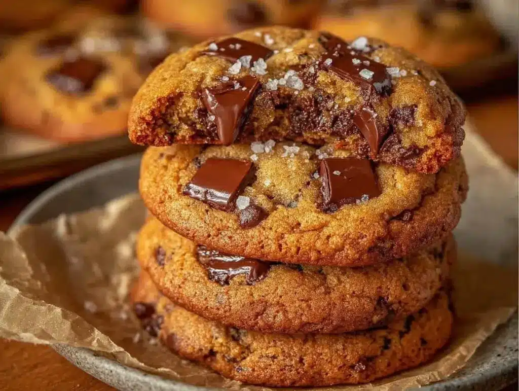 chewy chocolate chip cookies - featured image