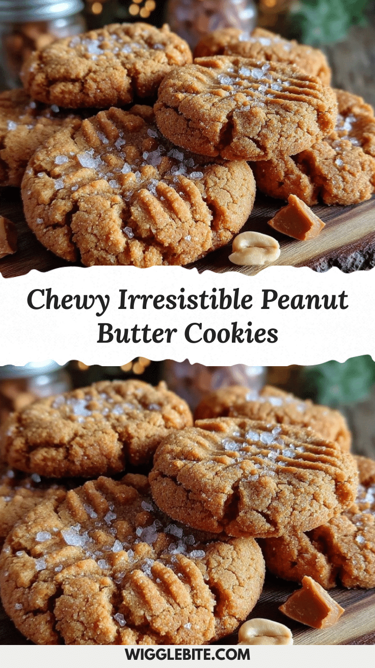 chewy peanut butter cookies recipe