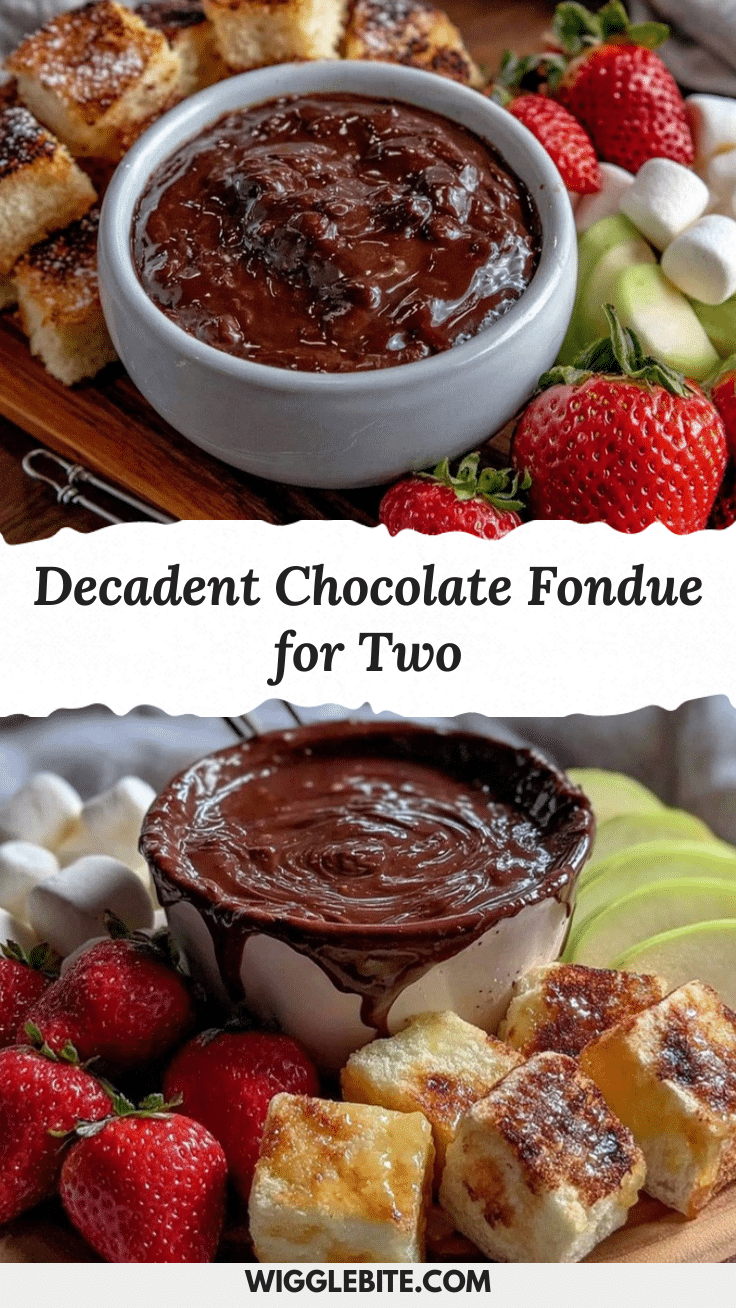 chocolate fondue for two recipe