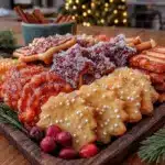 christmas cookie platter - featured image