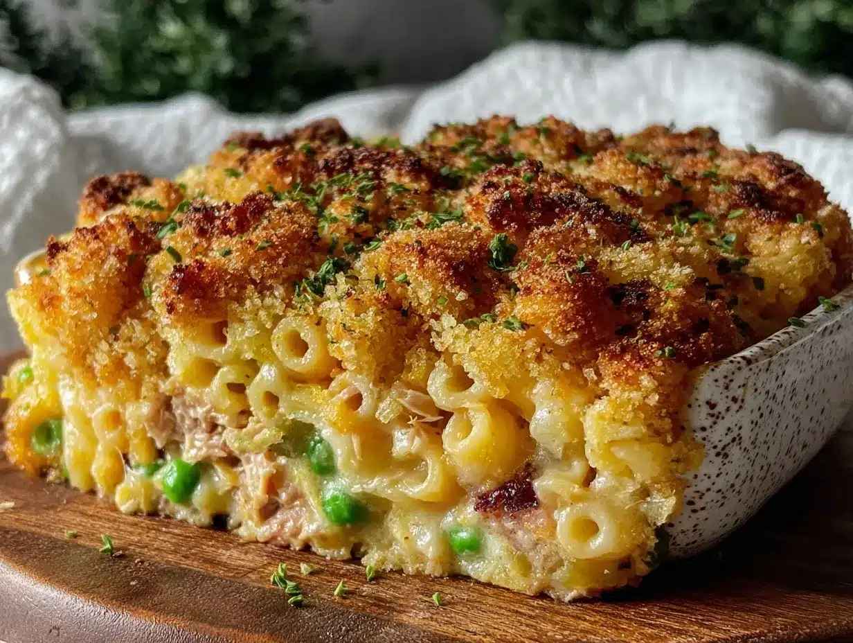 comforting tuna casserole recipe preparation steps