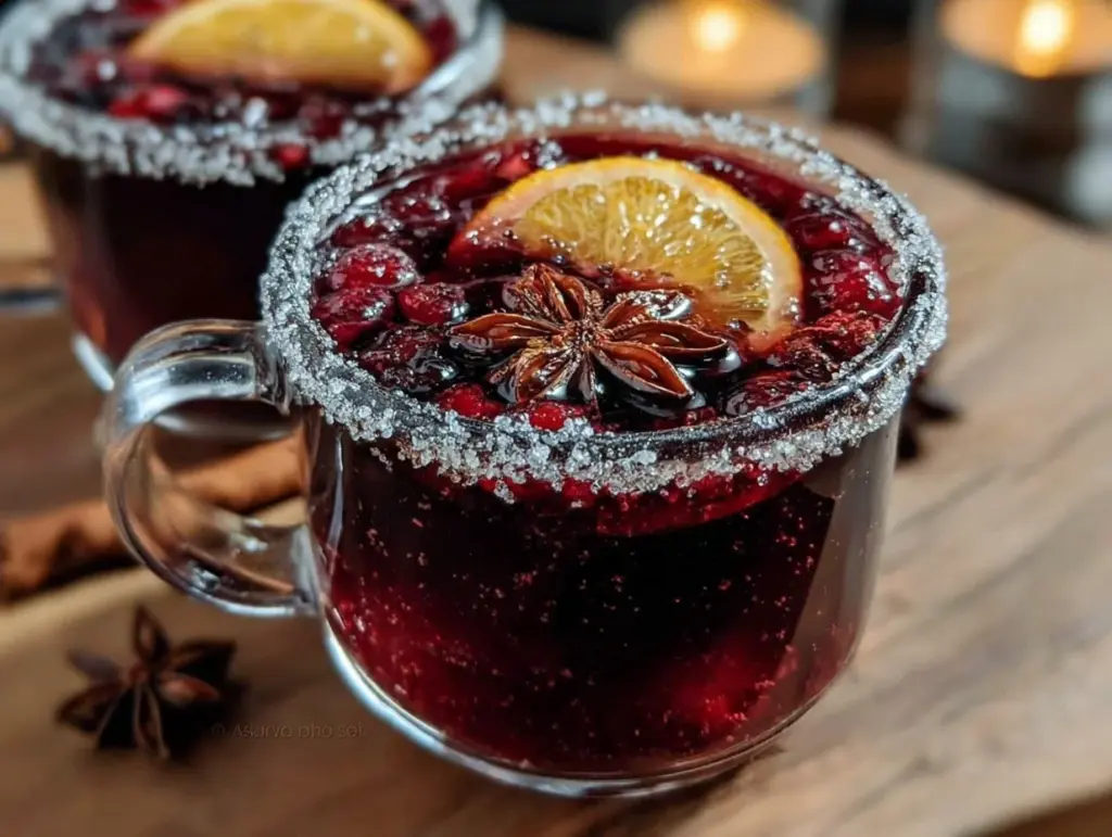 cozy mulled wine recipe - featured image
