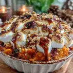 cozy sweet potato casserole - featured image