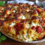 creamy baked ziti with ricotta - featured image