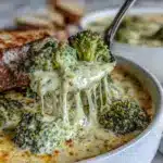 creamy broccoli cheddar soup - featured image