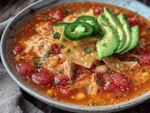 creamy chicken tortilla soup - featured image