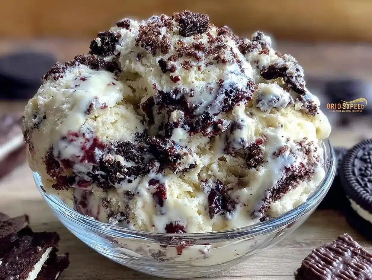 creamy cookies and cream ice cream recipe preparation steps
