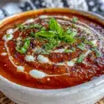 creamy cozy tomato soup recipe - featured image