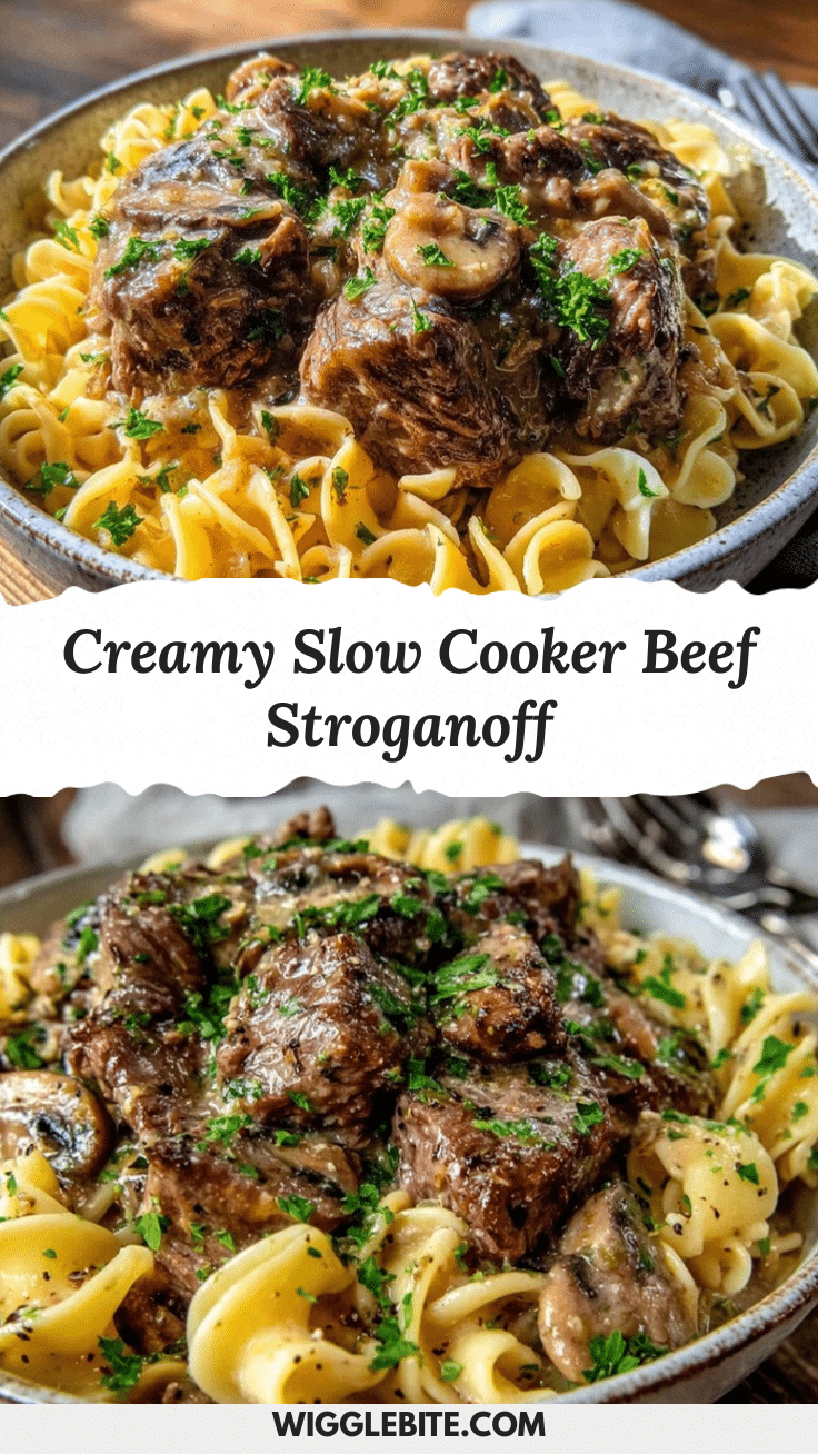 creamy crockpot beef stroganoff recipe