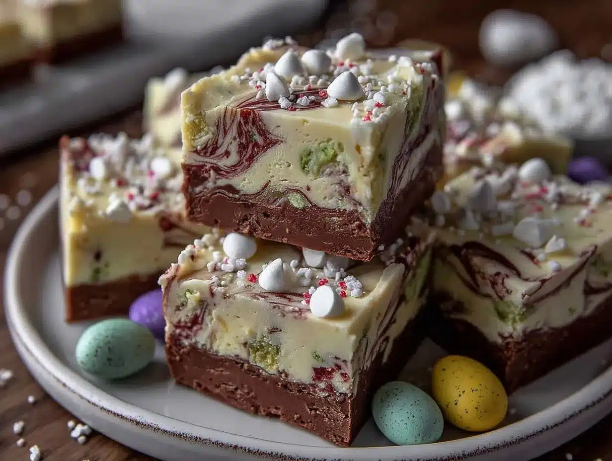 creamy Easter fudge recipe preparation steps