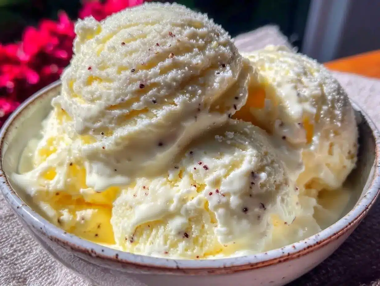 creamy homemade vanilla ice cream recipe preparation steps