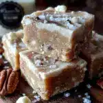 creamy irish cream fudge - featured image