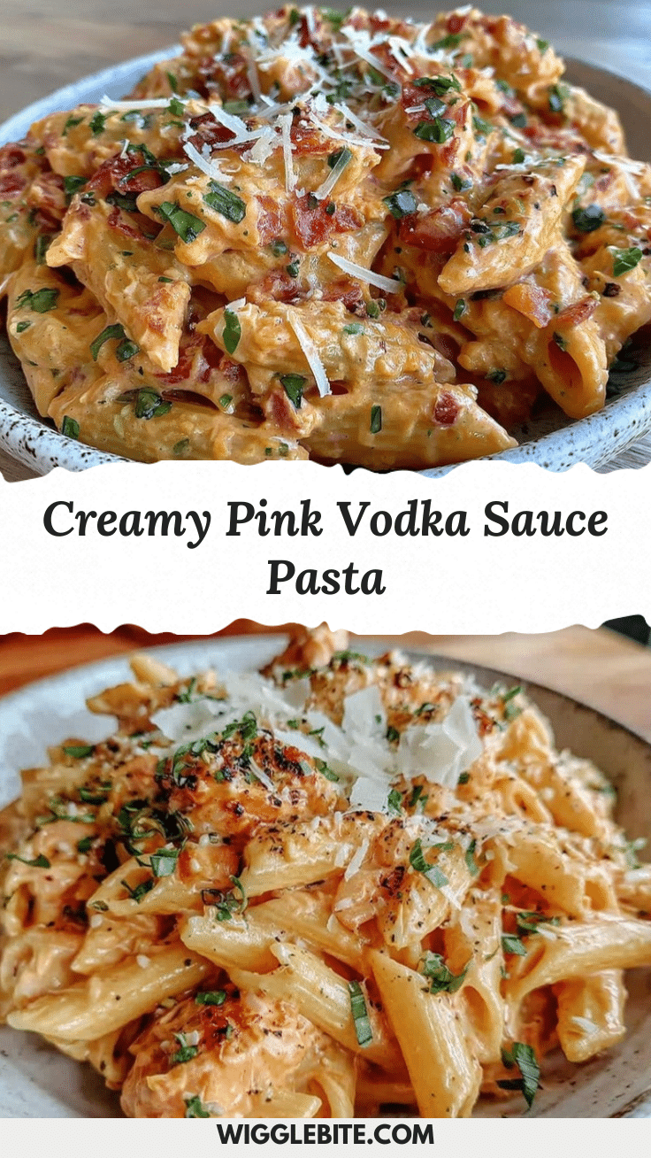 creamy pink pasta with vodka sauce recipe