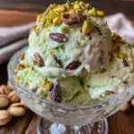 creamy pistachio ice cream recipe - featured image