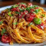 creamy tomato cream sauce pasta - featured image