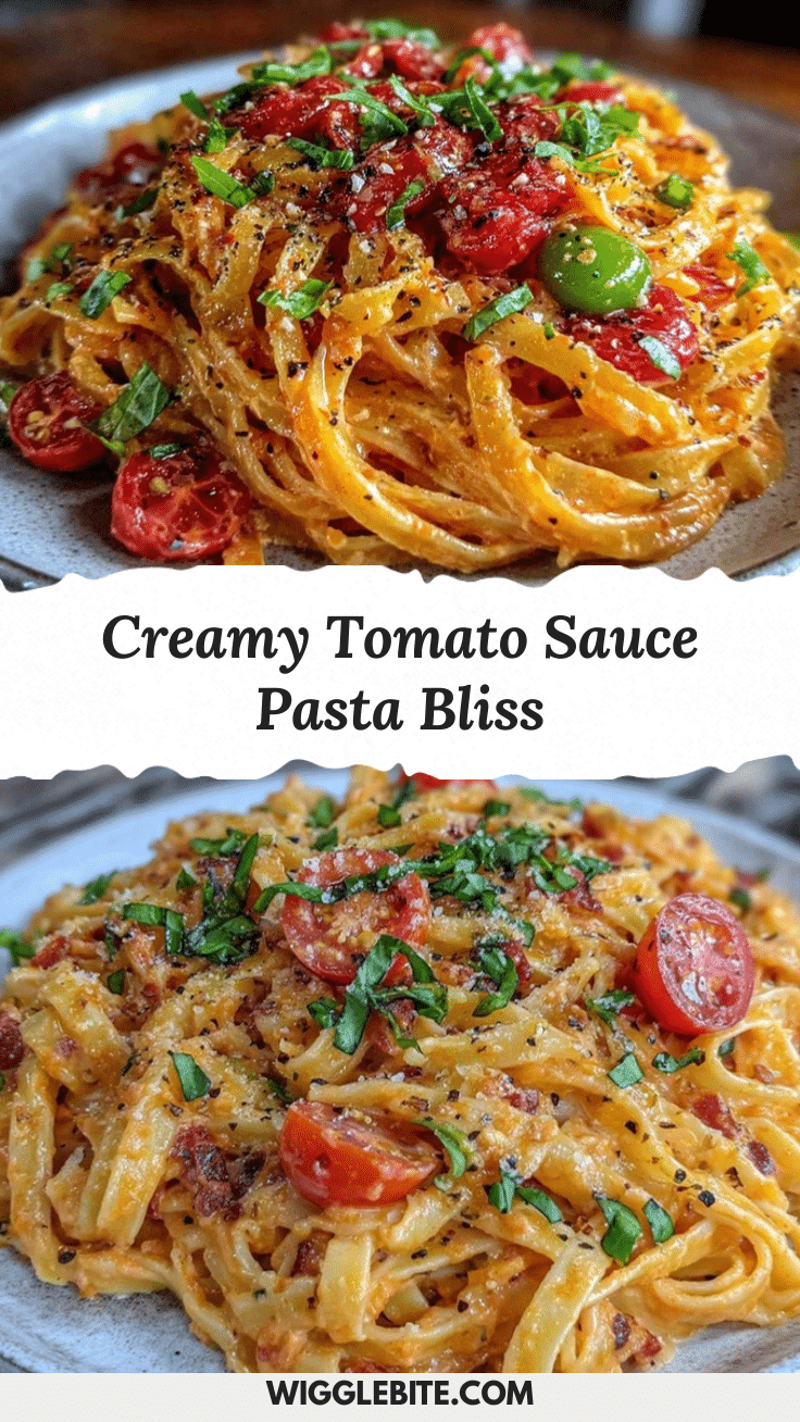 creamy tomato cream sauce pasta recipe