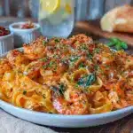 Creamy Tuscan Shrimp Pasta - featured image