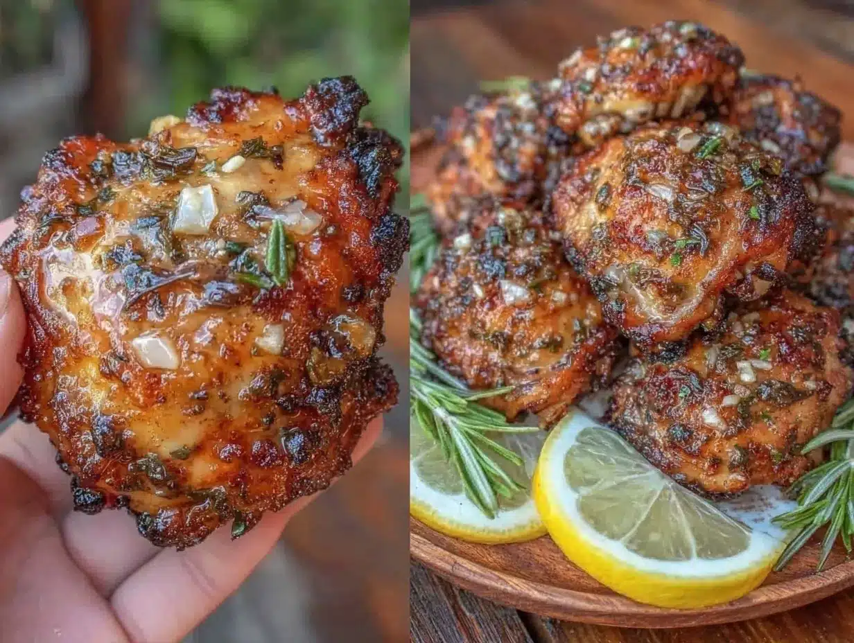 crispy air fryer chicken thighs preparation steps