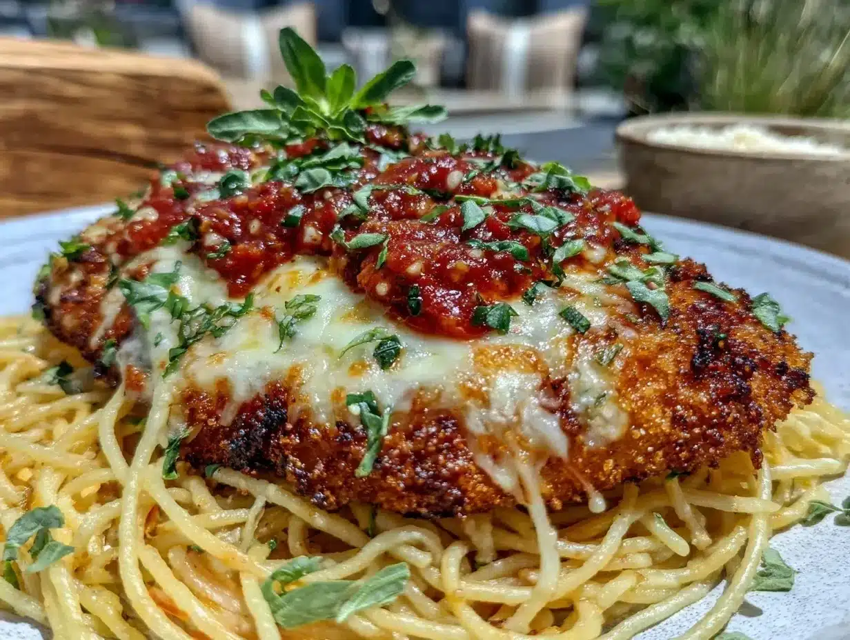 crispy baked chicken Parmesan preparation steps