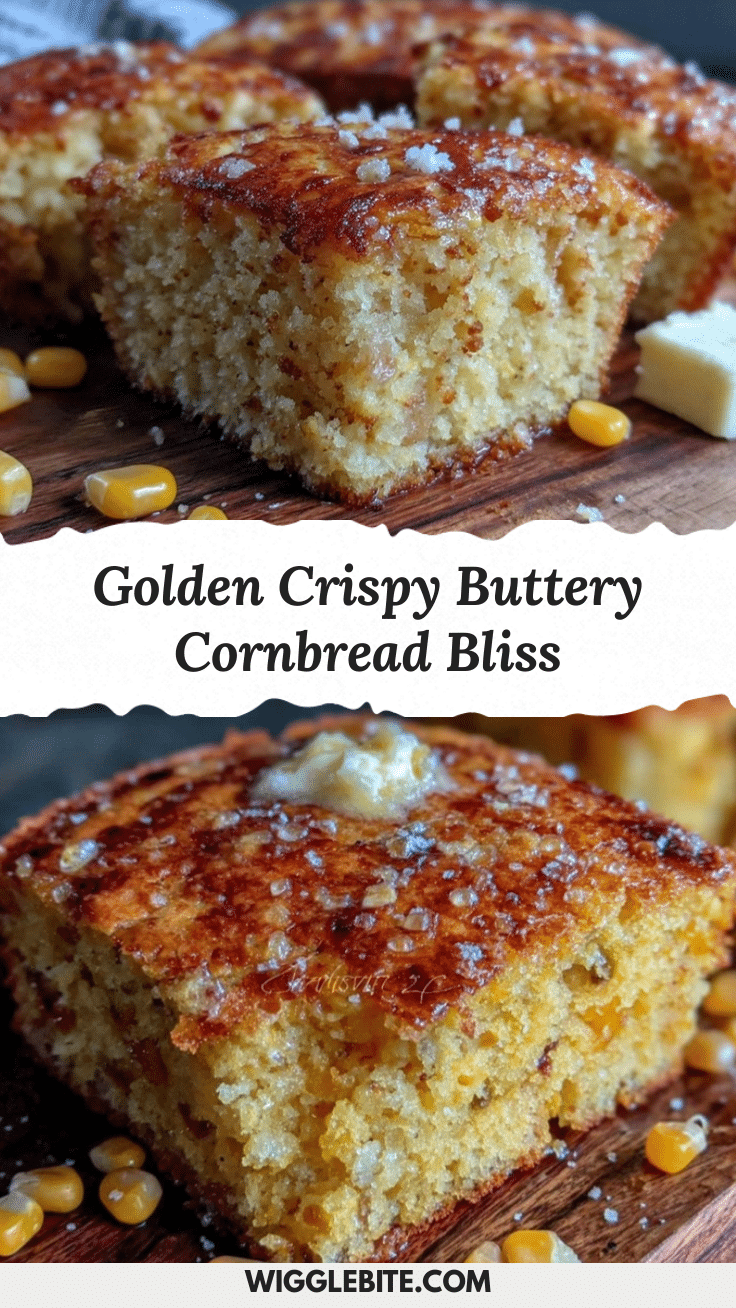 crispy buttery cornbread recipe