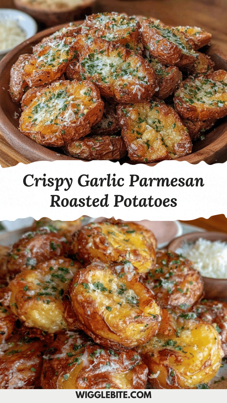 crispy garlic parmesan roasted potatoes recipe