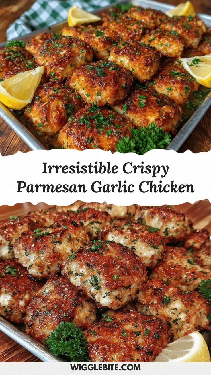 crispy Parmesan garlic chicken recipe