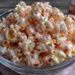 crispy pink popcorn recipe - featured image