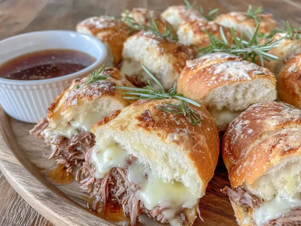 Crockpot French Dip Sandwiches - featured image